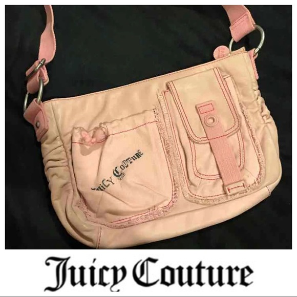 Juicy Couture Handbags - Juicy Couture Pink Genuine Leather Handbag
